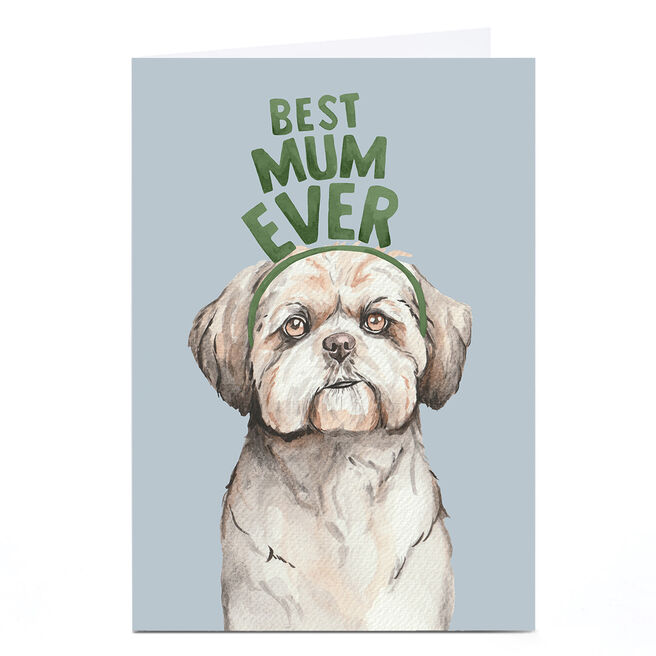 Personalised Lil Wabbit Mother's Day Card - Best Mum Ever Tibertan