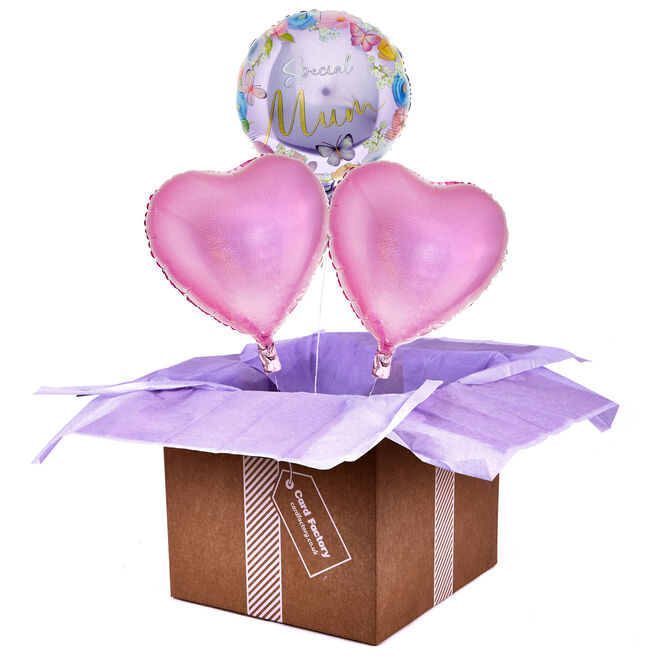 Special Mum Balloon Bouquet - DELIVERED INFLATED!