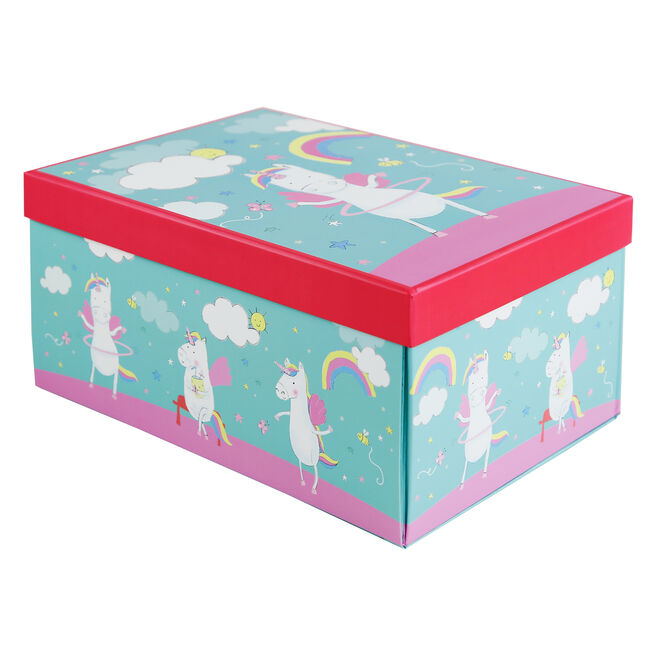 Unicorn Flat-Pack Trunk Gift Box