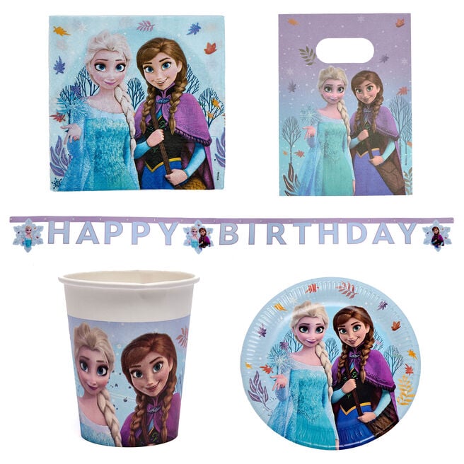 Frozen Idyllic Wonder Birthday Party Tableware & Decoration Bundle - 16 Guests 