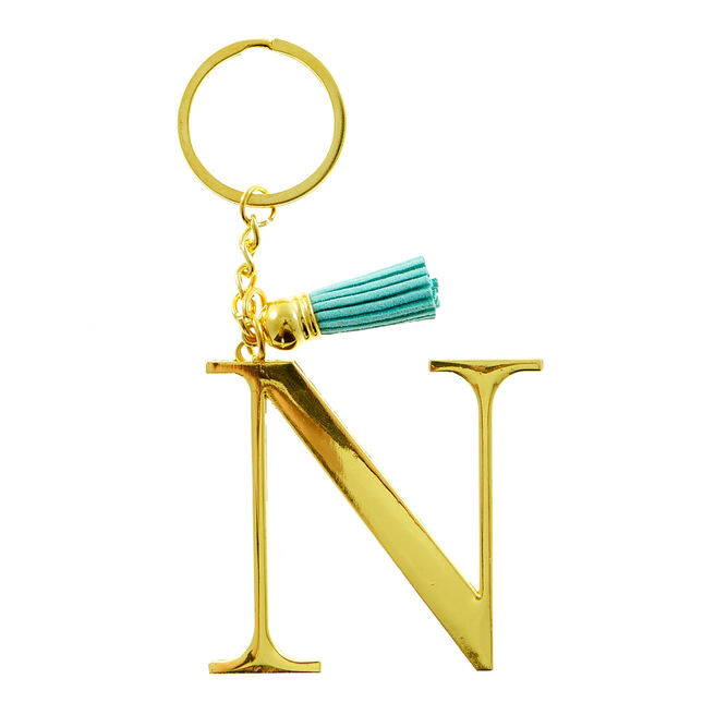 Letter N Key Ring