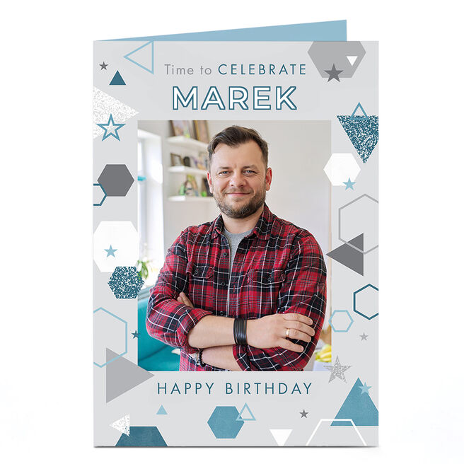 Photo Birthday Card - Time to Celebrate 