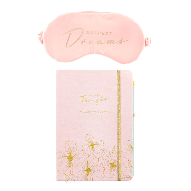 Friend Eye mask & Wellbeing Journal Gift Set
