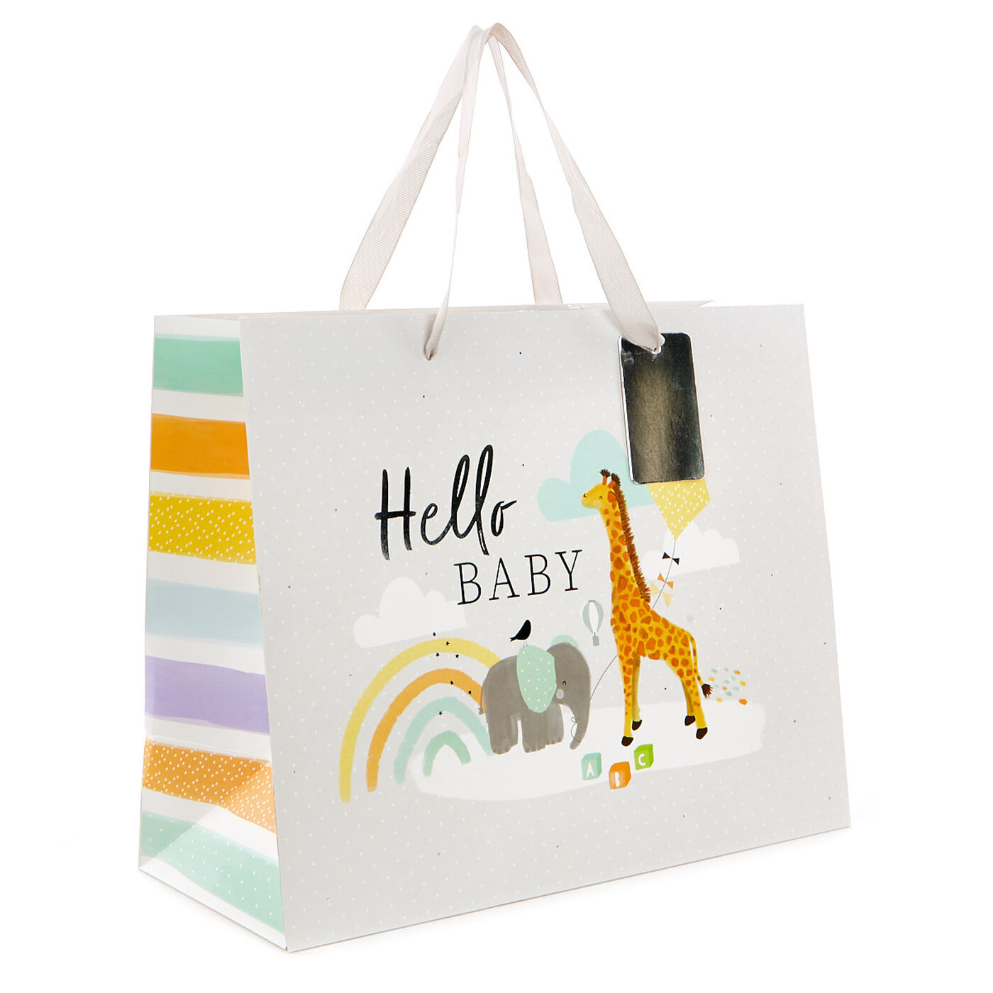 Buy Large Landscape Gift Bag Hello Baby for GBP 1.49 Card Factory UK