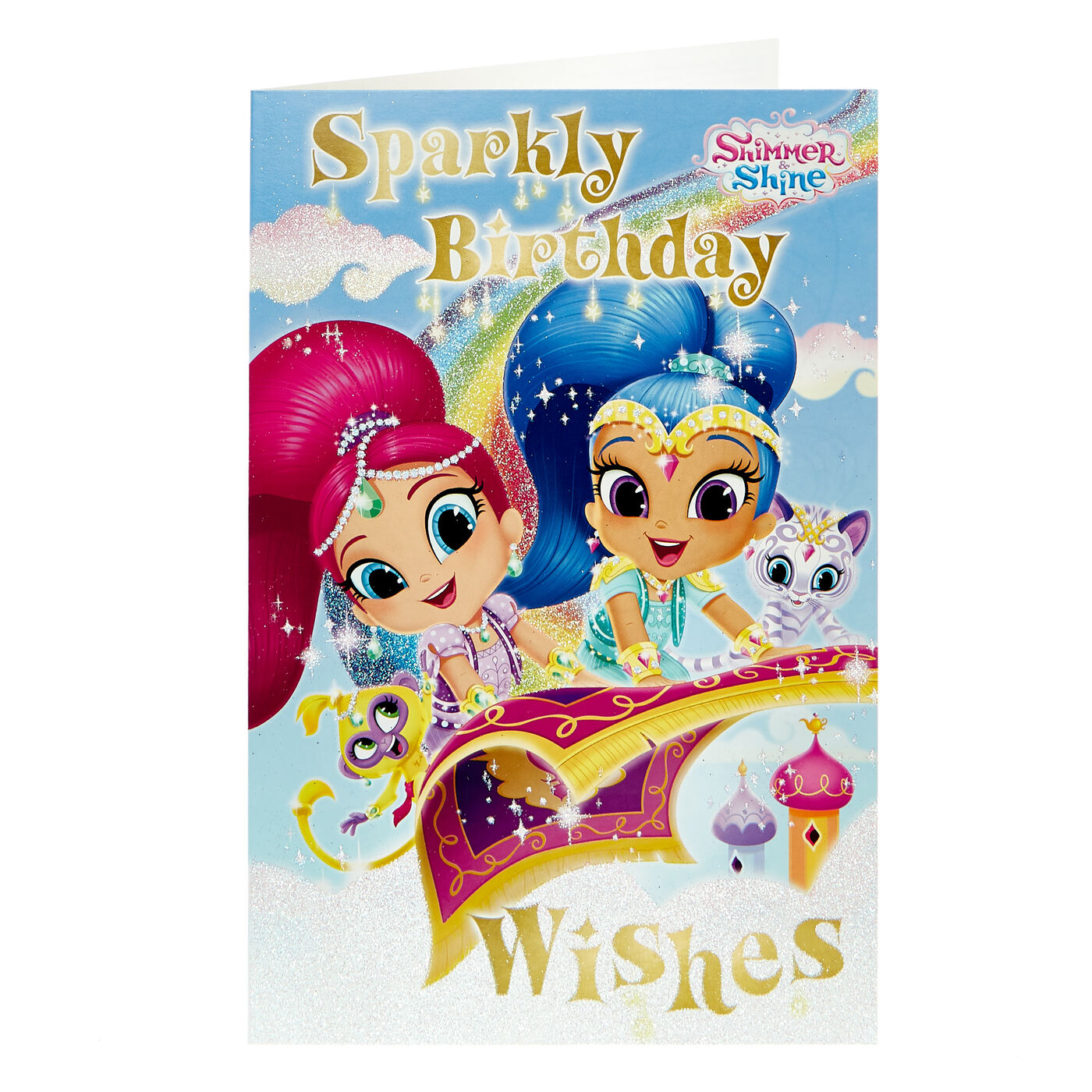 Buy Shimmer &amp; Shine Birthday Card - Sparkly Wishes for GBP 0.99 | Card ...