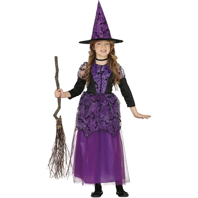 Lilac Witch Children's Fancy Dress Costume