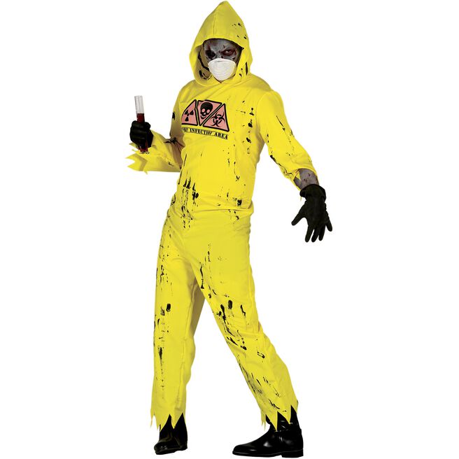 Radioactive Zombie Adult Fancy Dress Costume (Large)