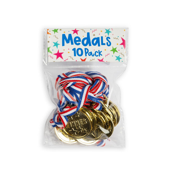 Novelty Sport Medals - Pack of 10