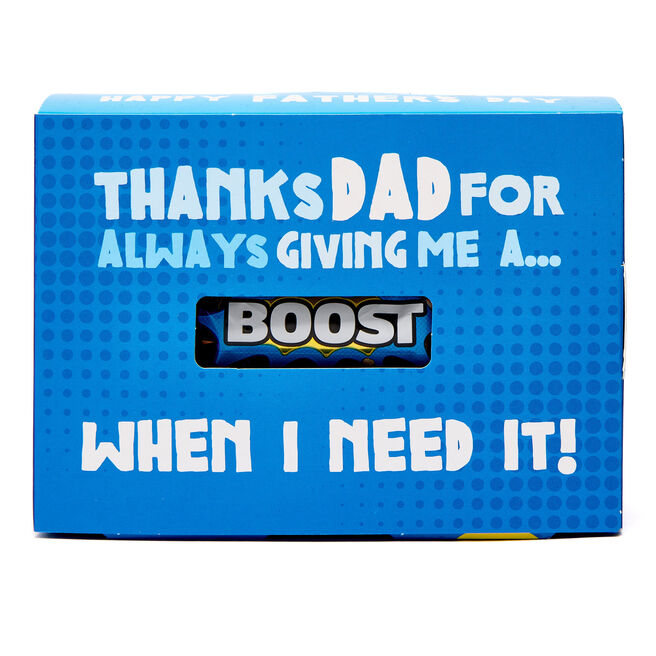 Dad Boost Bar Card