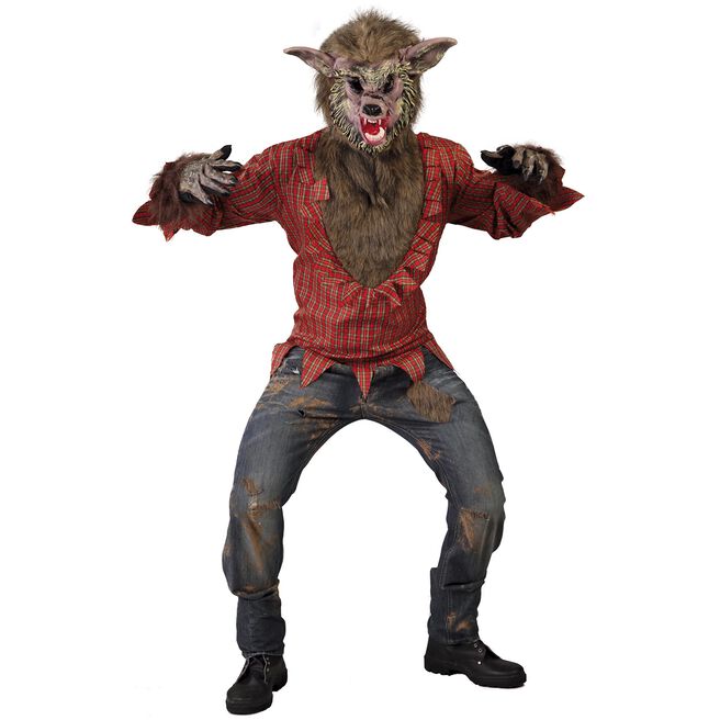 Wolf Adult Fancy Dress Costume - Size Large