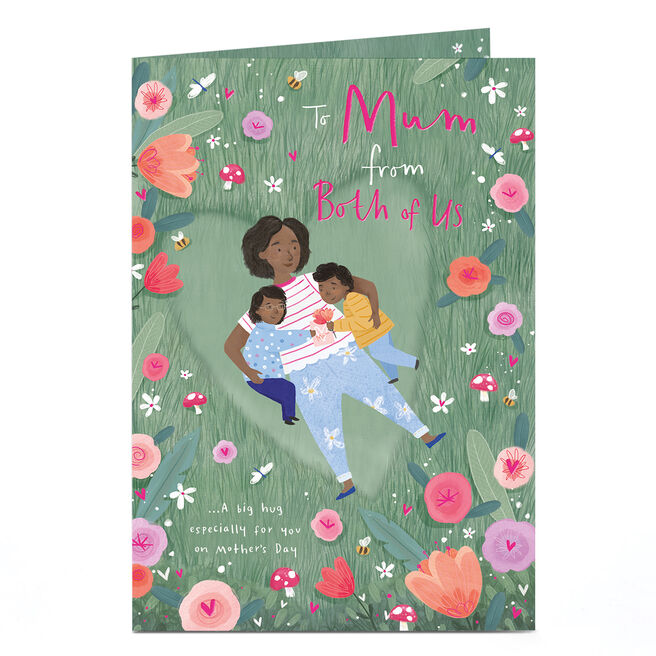 Mother's Day Card - A Big Hug From Both Of Us, Mum