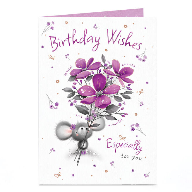 Birthday Card - Birthday Wishes Especially For You Mouse