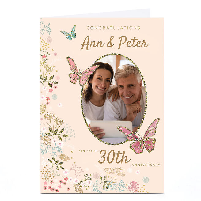 Photo Kerry Spurling Anniversary Card - 30th Anniversary 