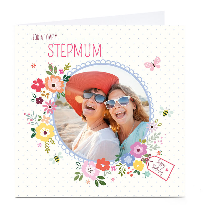 Photo Nikki Upsher Birthday Card - Stepmum 