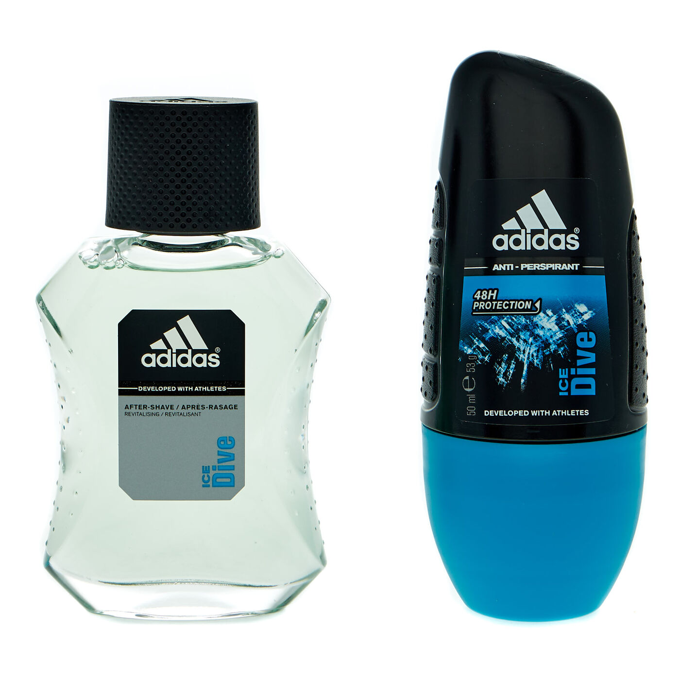 Buy Adidas Ice Dive Aftershave & Deodorant RollOn Gift Set for GBP 6.