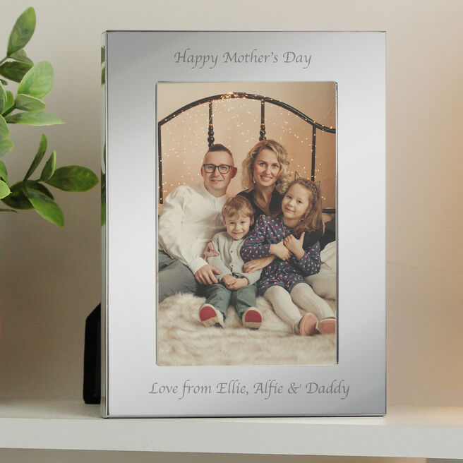 Personalised Silver 5x7 Photo Frame