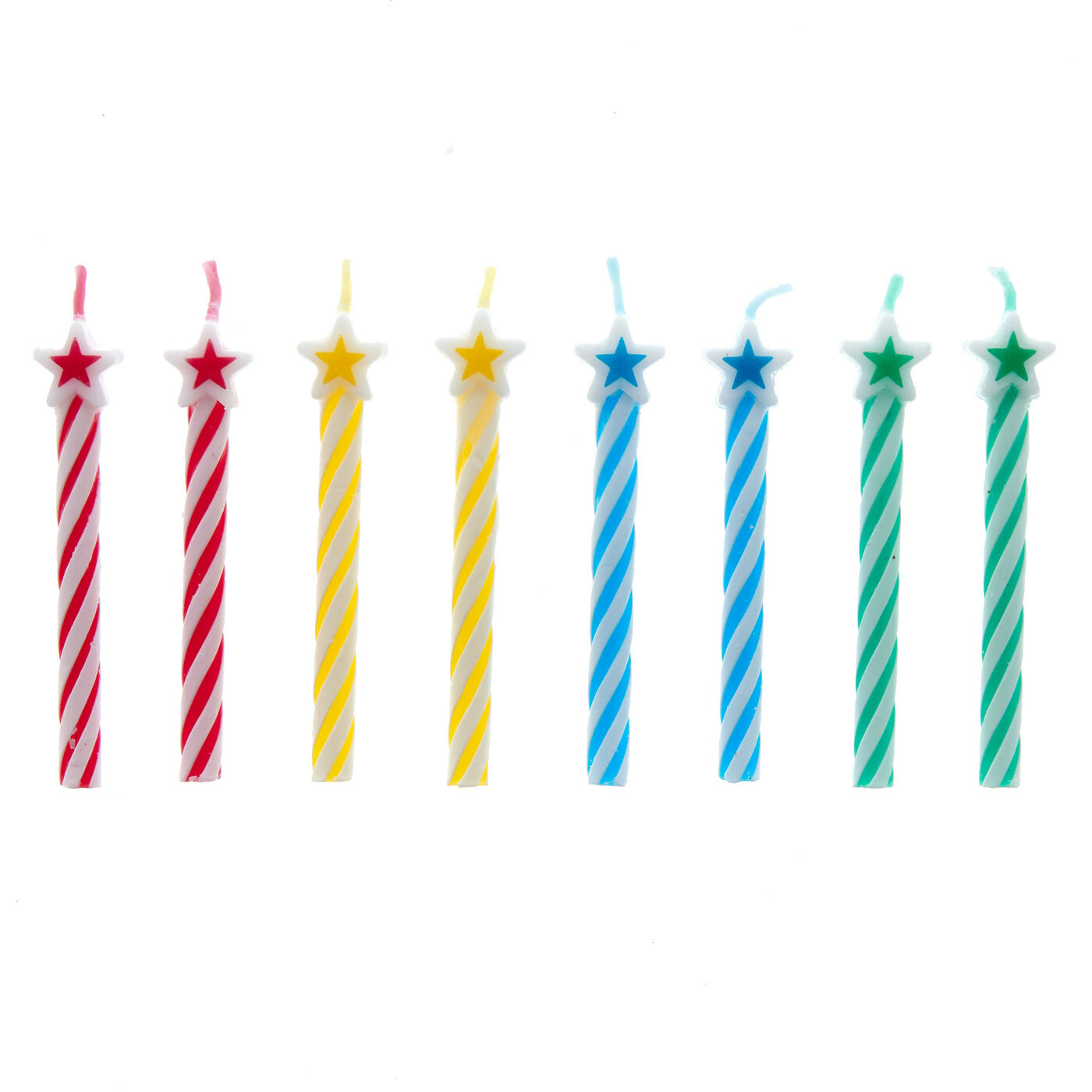 Buy Star Topped Birthday Candles Pack of 8 for GBP 1.99 Card Factory UK