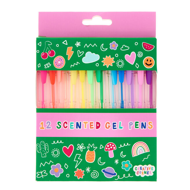 Creative Corner Scented Gel Pens - Pack of 12