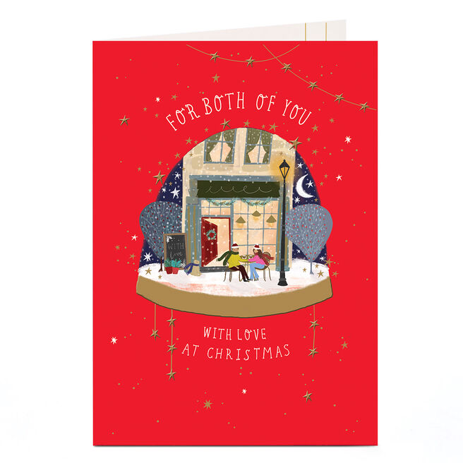Christmas Card - Cafe Snowglobe, Both Of You