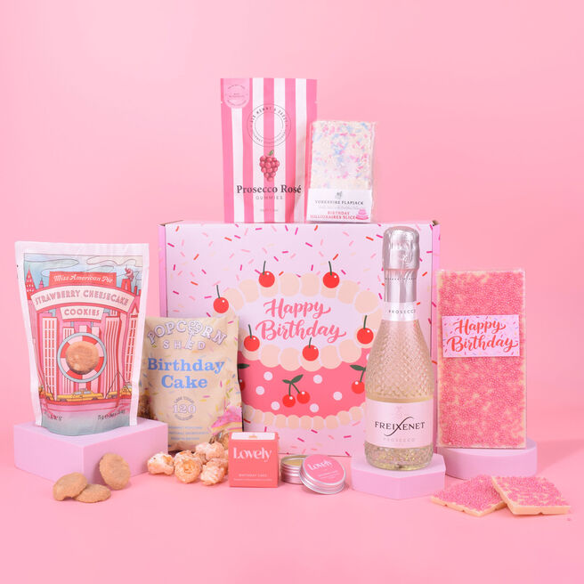 The Luxe Happy Birthday Prosecco Gift Set