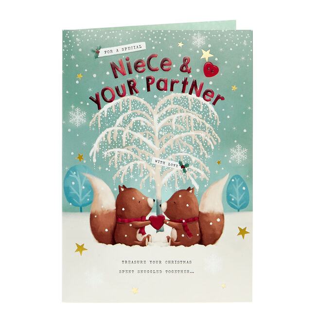 Christmas Card - Niece & Partner Squirrels