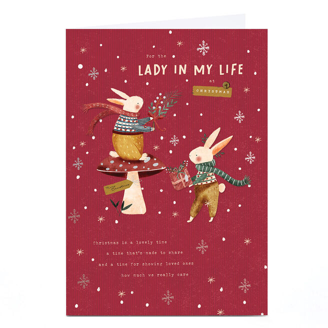 Christmas Card - For The Lady In My Life