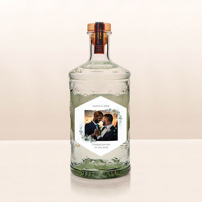 Personalised Photo Upload Manchester Gin - Wedding