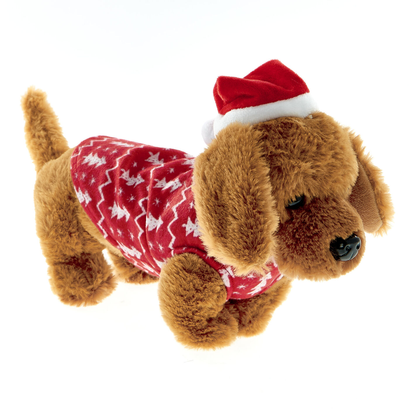 Buy Medium Christmas Sausage Dog Soft Toy for GBP 5.99 | Card Factory UK