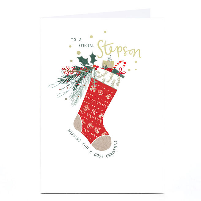 Christmas Card - To A Special Stepson