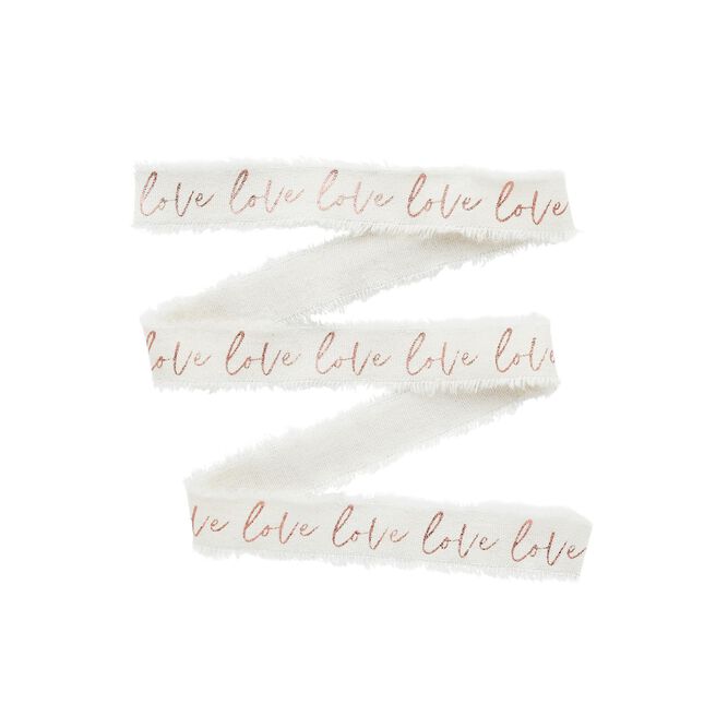 Rose Gold Love Ribbon 5m 