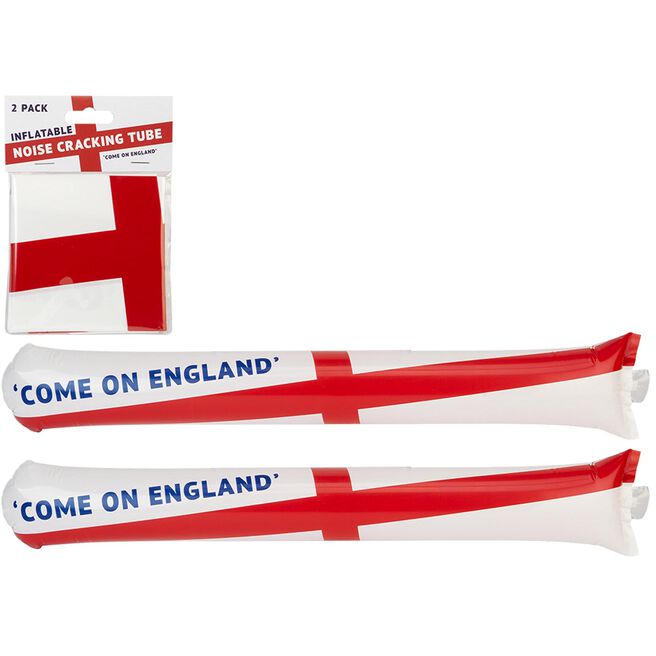 23-Inch Inflatable England Noise Cracking Tubes - Pack of 2