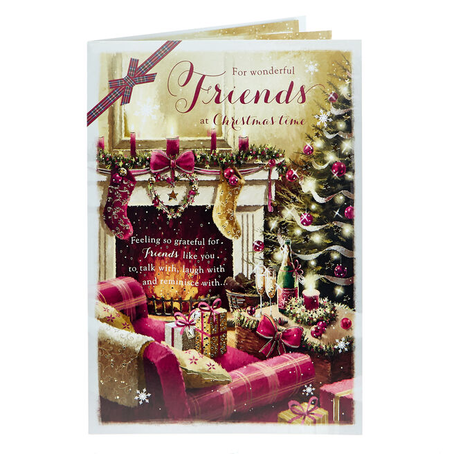 Christmas Card - Wonderful Friends Traditional