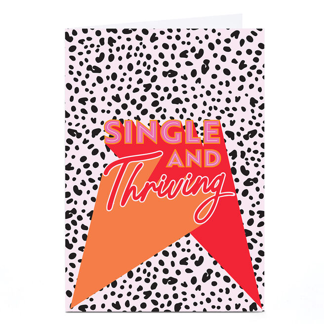 Personalised Card - Single and Thriving