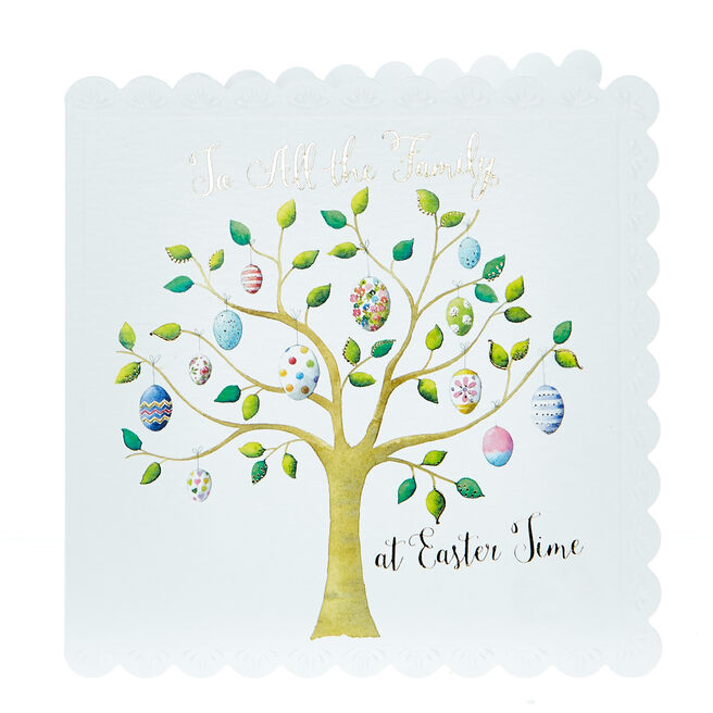 Happy Easter Card - To All The Family