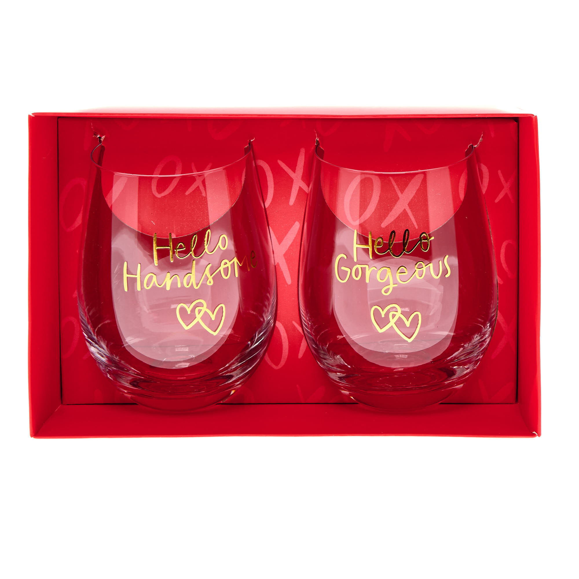 Buy Yours & Mine Set of 2 Glass Tumblers for GBP 4.99 | Card