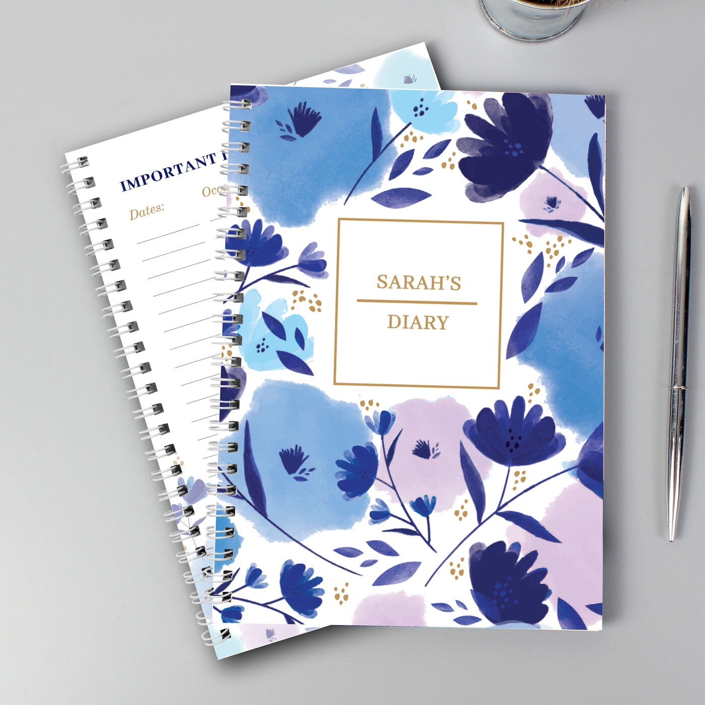 Buy Personalised Floral A5 Ringbound Diary for GBP 12.49 | Card Factory UK