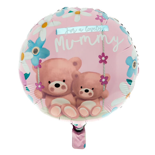 18-Inch Hugs For A Lovely Mummy Foil Helium Balloon