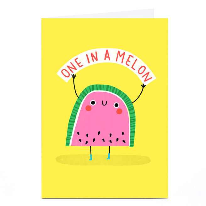 Personalised Jess Moorhouse Card - One In A Melon