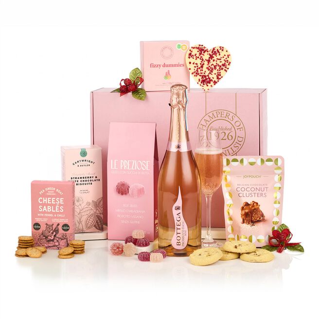 Luxury Rose Prosecco Gift Box Hamper