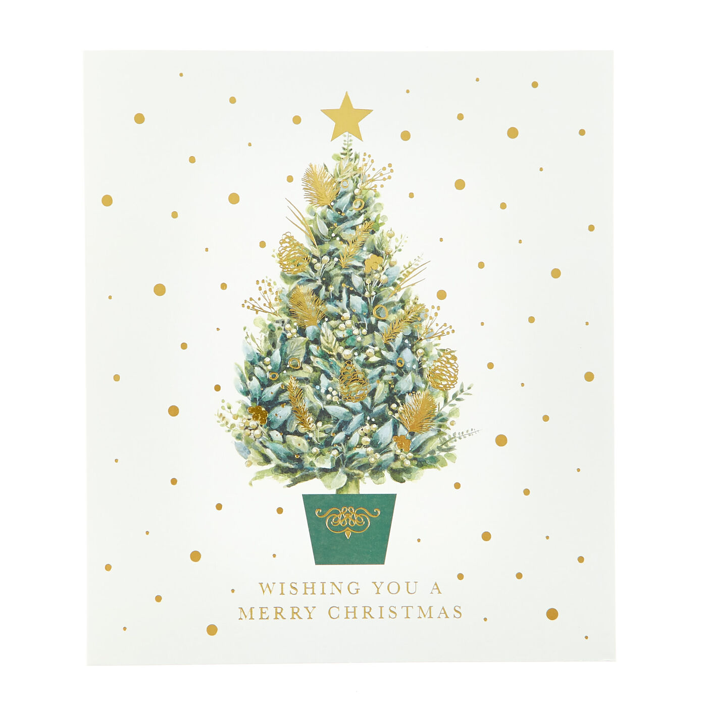 Buy 12 Deluxe Charity Boxed Christmas Cards Tree & Wreath (2 Designs) for GBP 4.49 Card