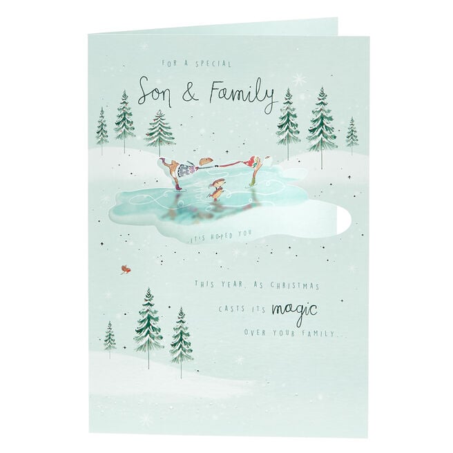 Christmas Card - Special Son & Family Magic 