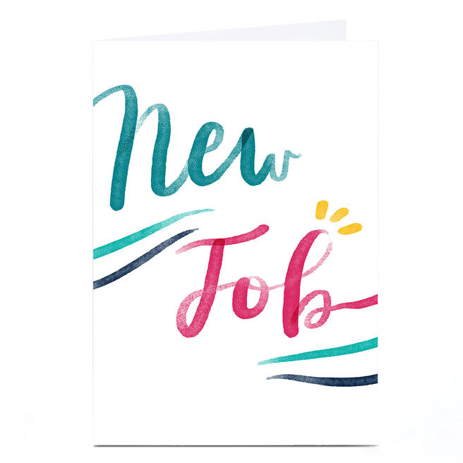 Personalised  Emma Valenghi Card - New Job