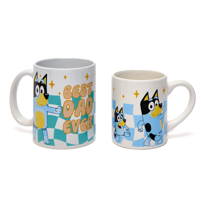 Bluey Best Dad Ever Mug & Mini Mug Set