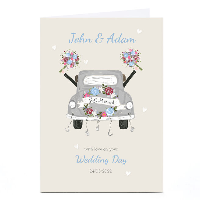 Personalised Kerry Spurling Wedding Card - Mr and Mr