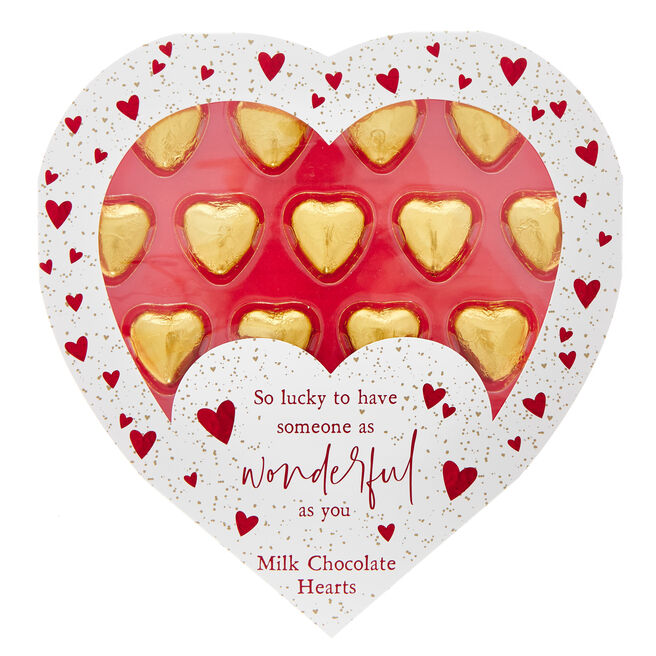 So Lucky To Have You Heart Shaped Chocolates