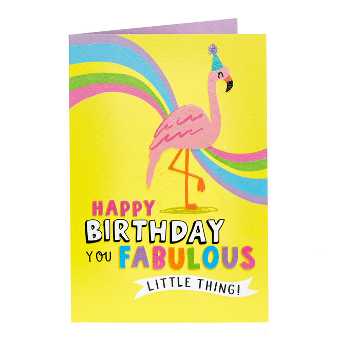 Birthday Card - You Fabulous Little Thing