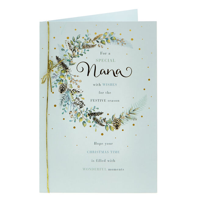 Christmas Card - Special Nana Wonderful Moments