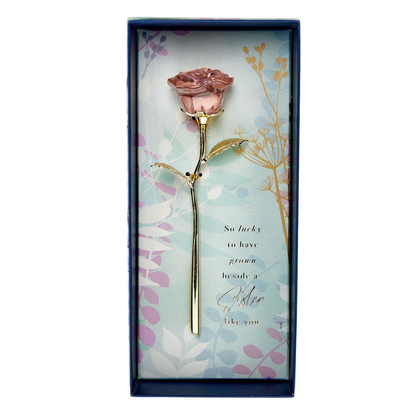 Buy Sister Forever Flower Ornamental Rose Keepsake for GBP 3.99 Card