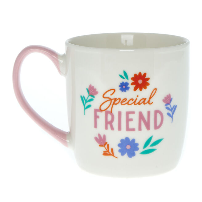 Special Friend Floral Mug