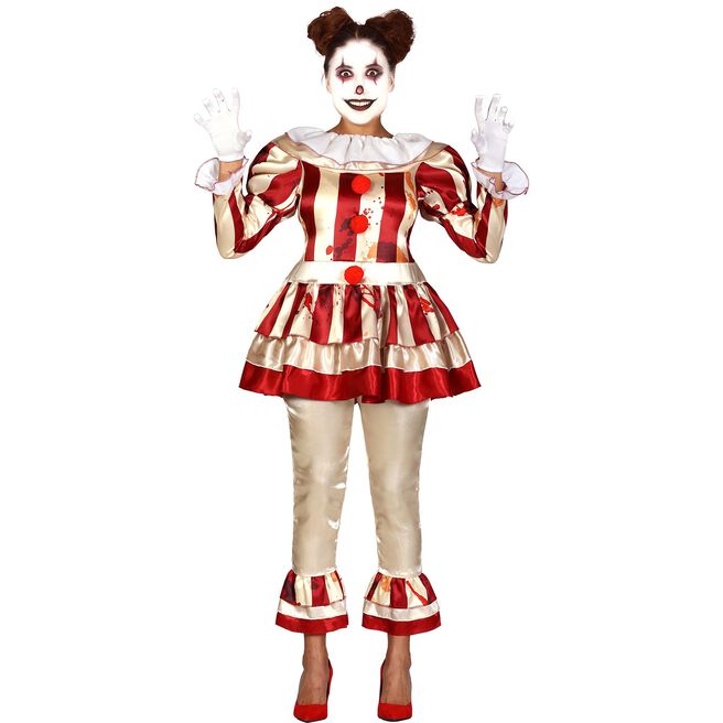 Lady Killer Clown Adult Fancy Dress Costume 